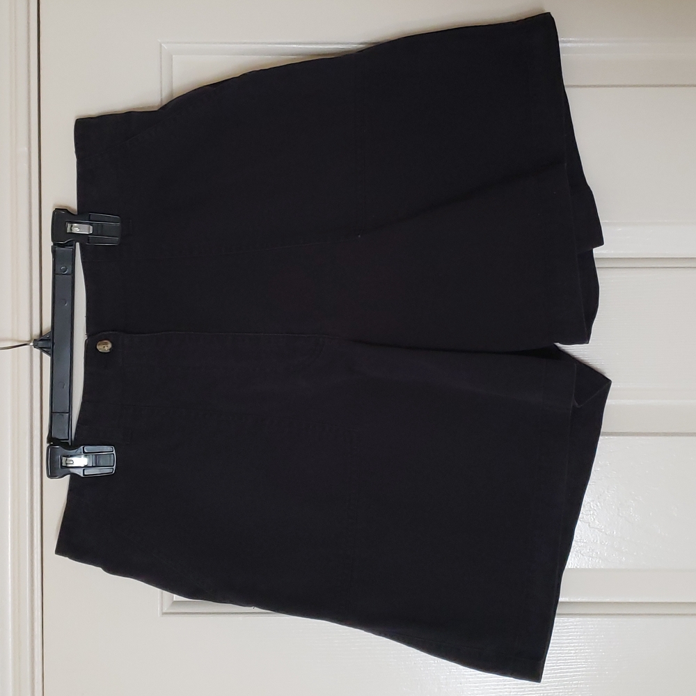 Jones Sport Black Walking Shorts Sz 14